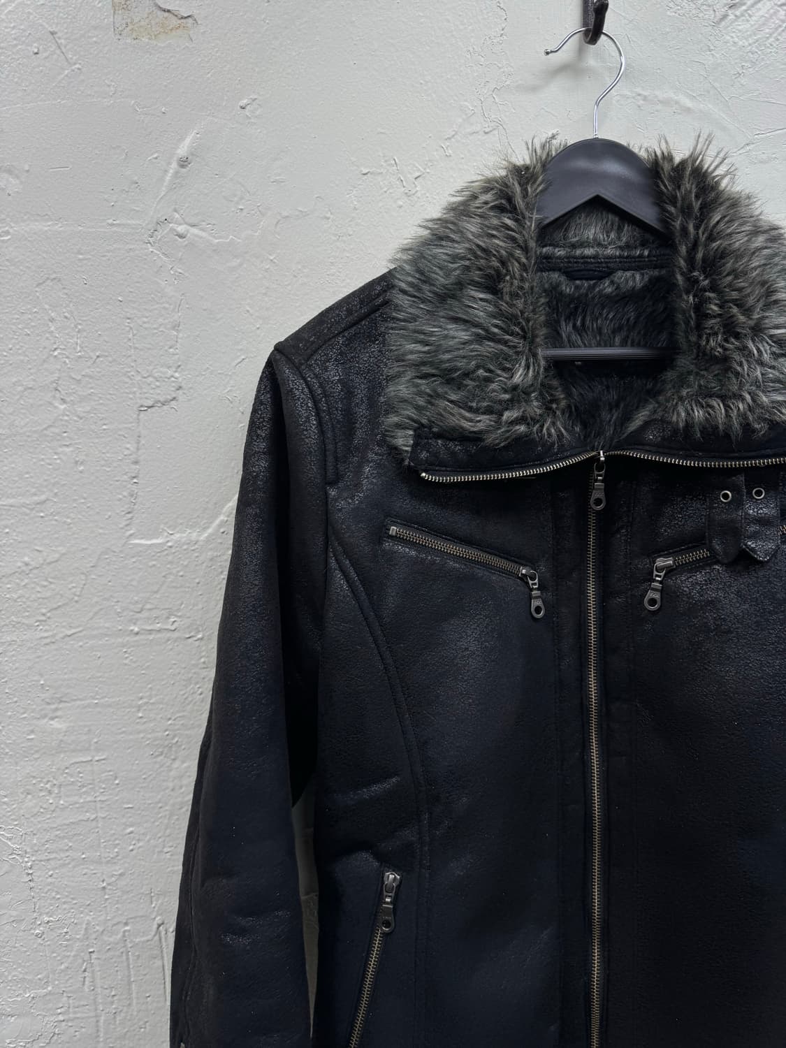 Unknown 00s vkei trimming fur jacket 상품이미지3