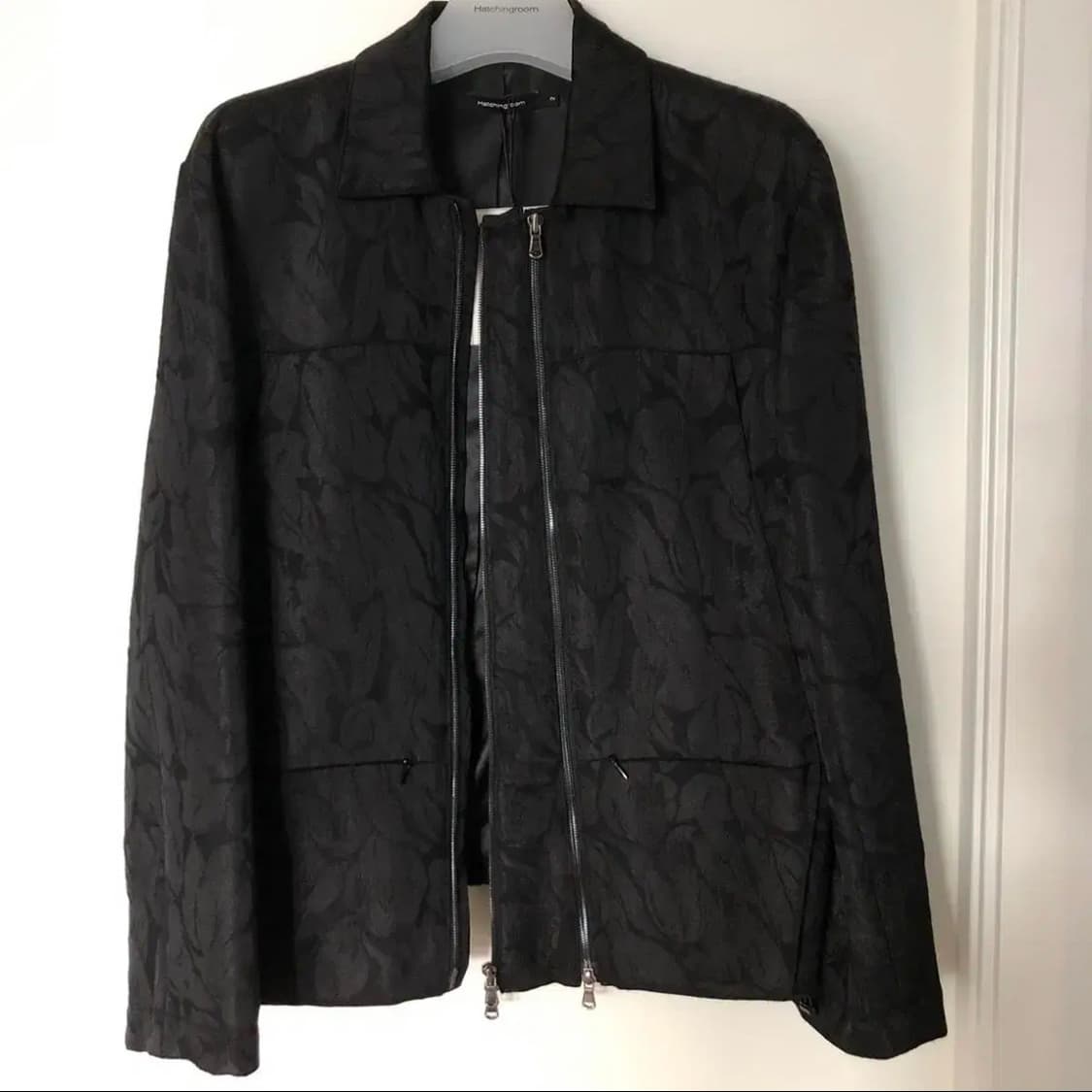 해칭룸 Double Zip Jacket Flower Jacquard 상품이미지4