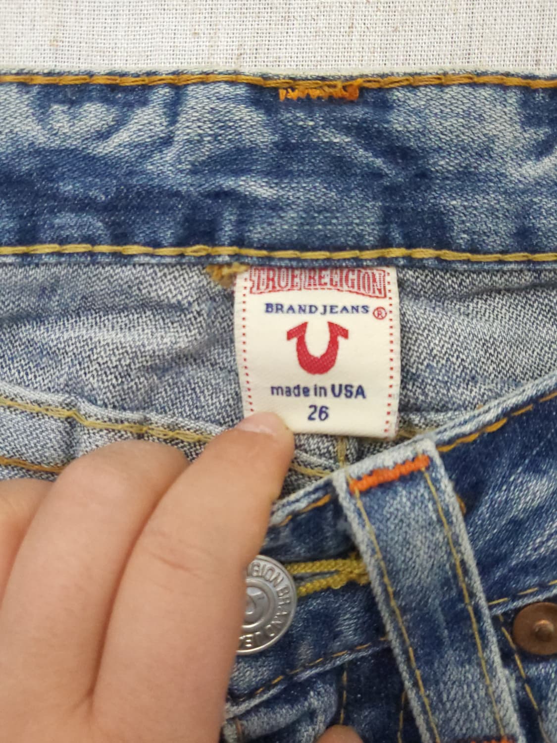 트루릴리젼 부츠컷 데님 청바지 26 상품이미지3