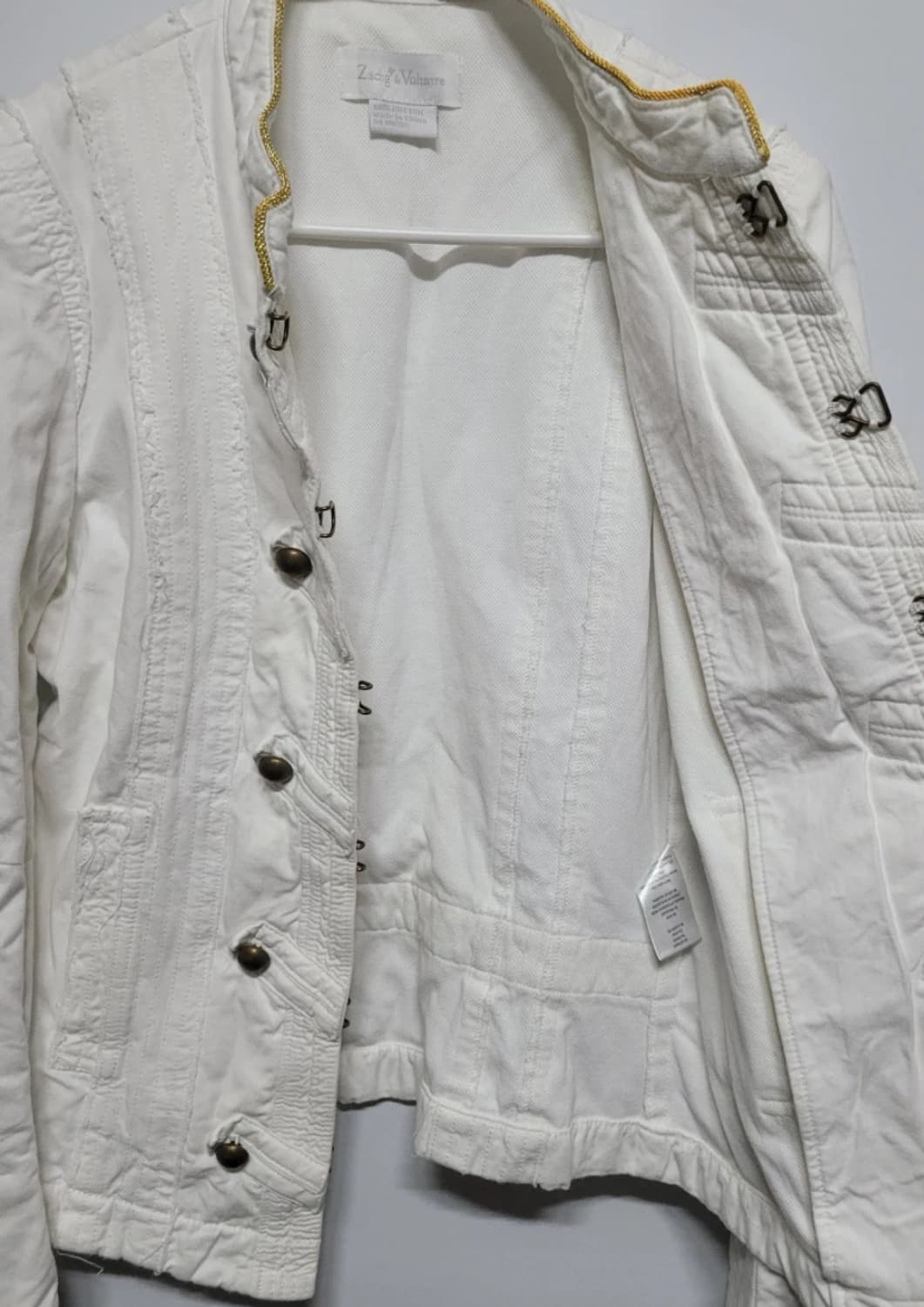 Zadig&Voltaire 자딕앤볼테르 바네사 나폴레옹 자켓 밀리터리 상품이미지8