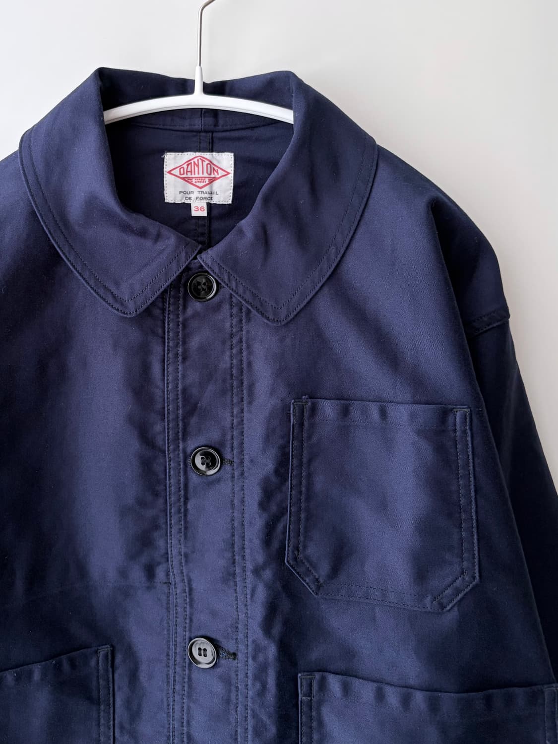 Danton 단톤 몰스킨 와이드 워크 자켓 상품이미지3