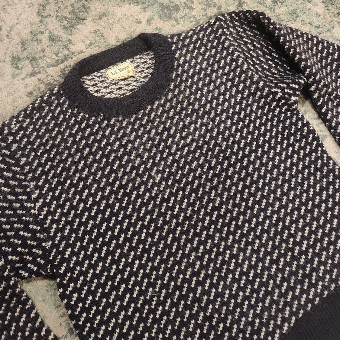 90s 엘엘빈 버드아이니트 상품이미지3