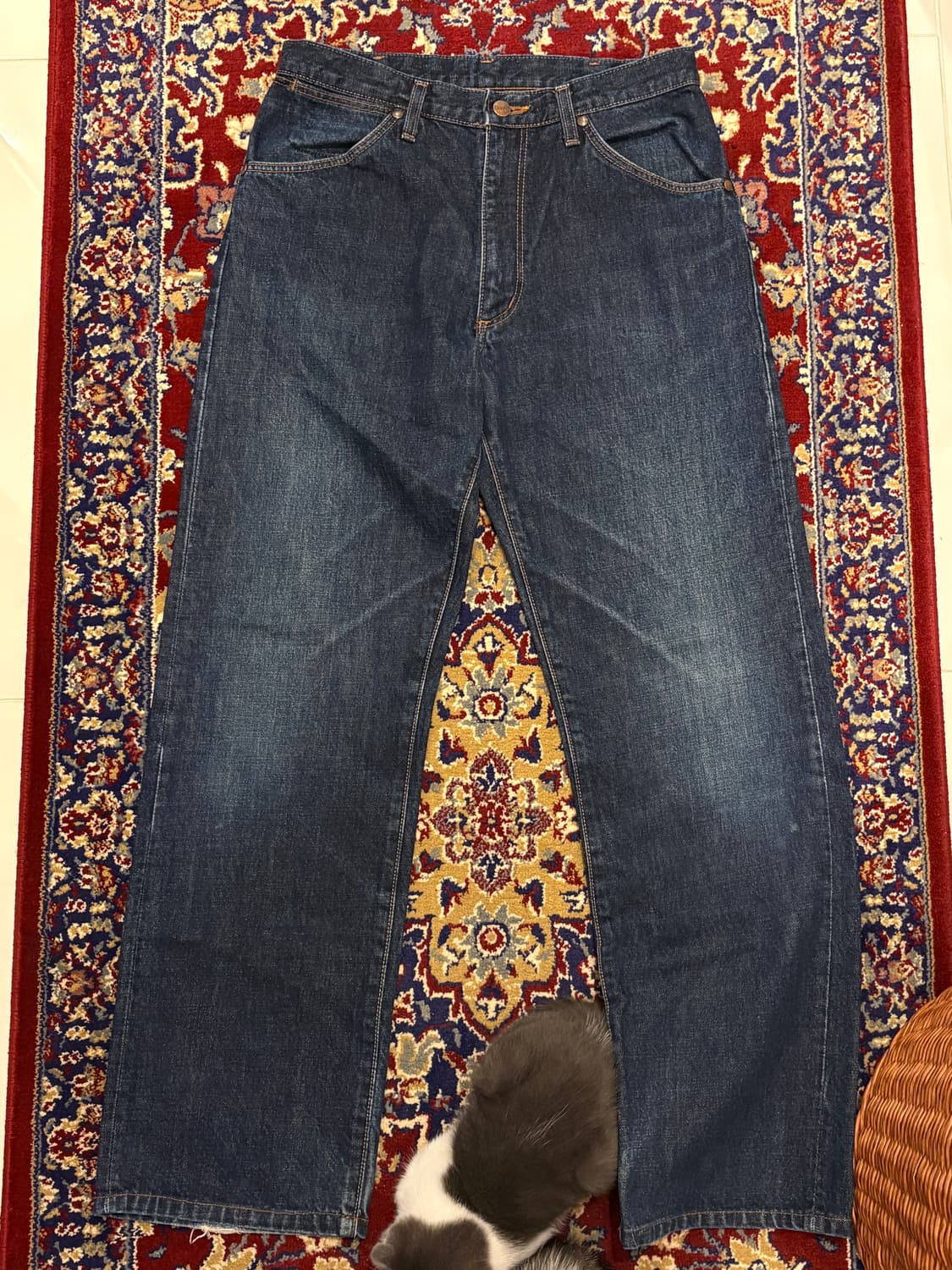 빈티지 랭글러 블루벨 셀비지 데님  상품이미지6