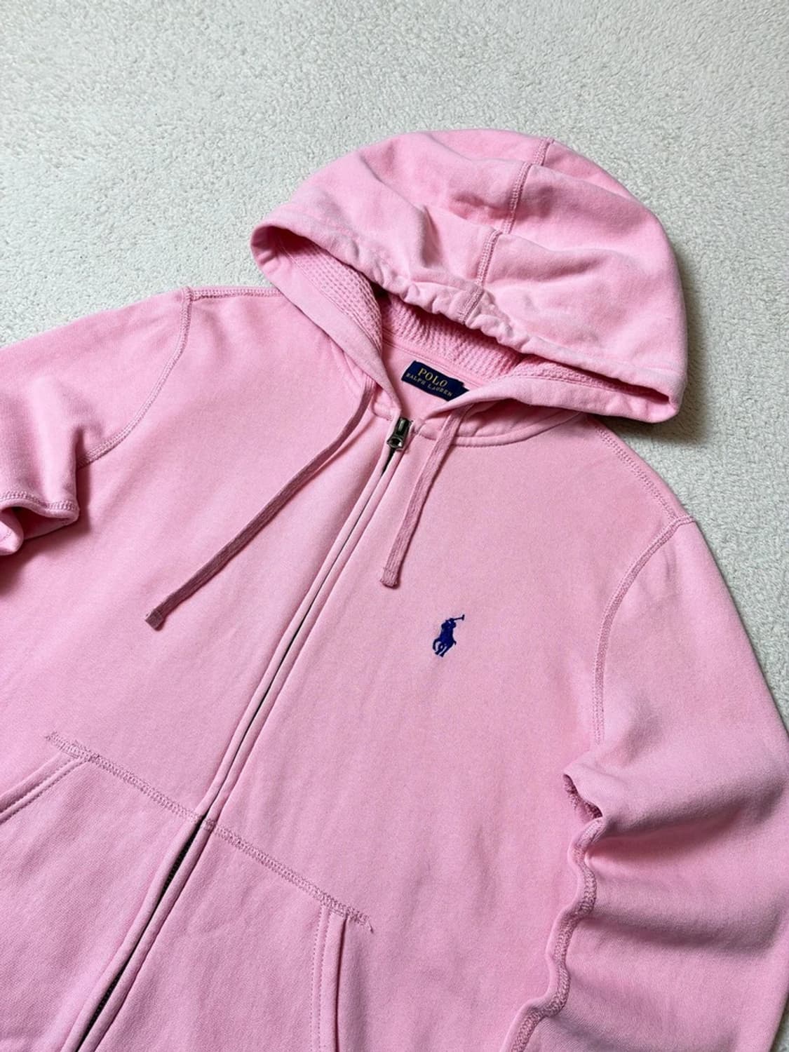 폴로 랄프로렌 핑크 로고 후드 집업 PN7828 상품이미지2