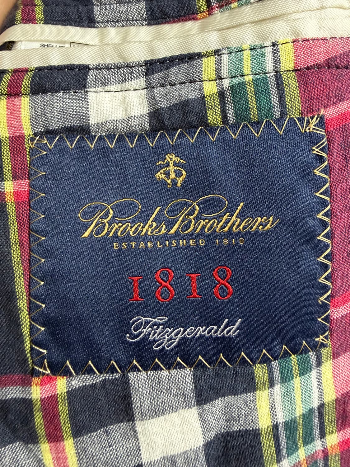 브룩스 브라더스 1818 피츠제럴드 코튼 블레이저 상품이미지3