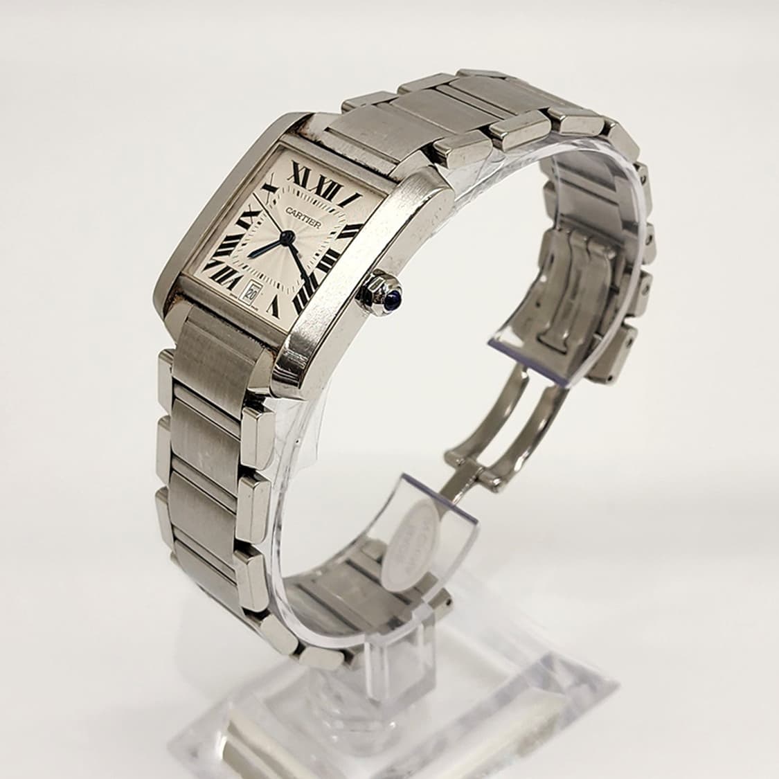 까르띠에 2302 탱크 프랑세즈 스틸 라지 상품이미지3