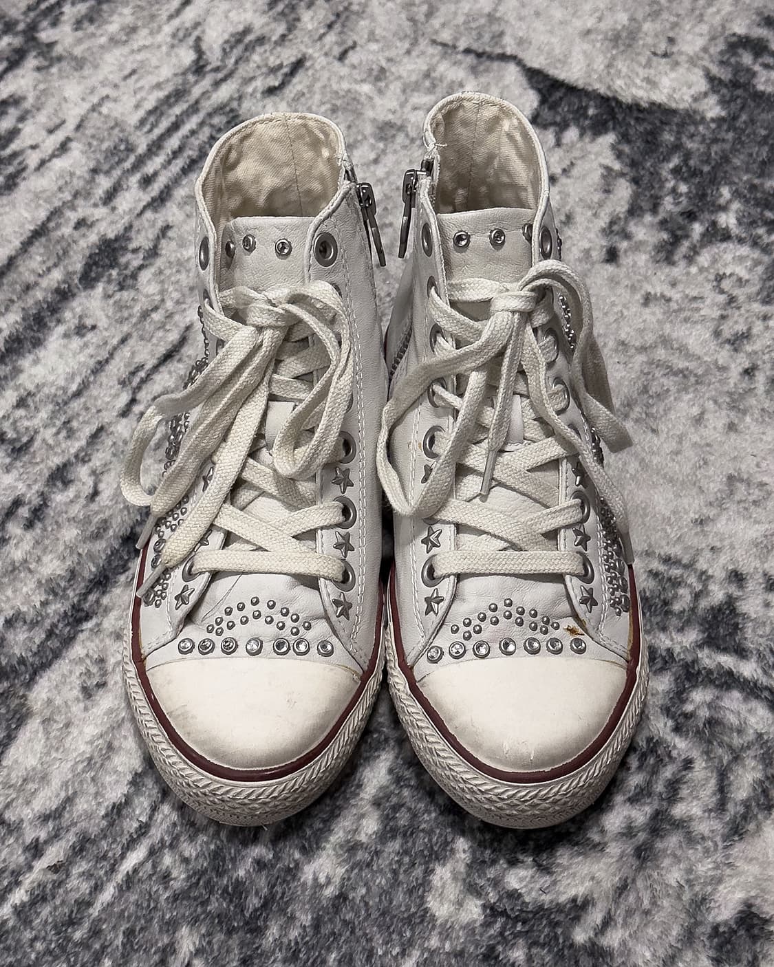 {Ash} Star Stud Leather High-Top Sneaker 상품이미지2