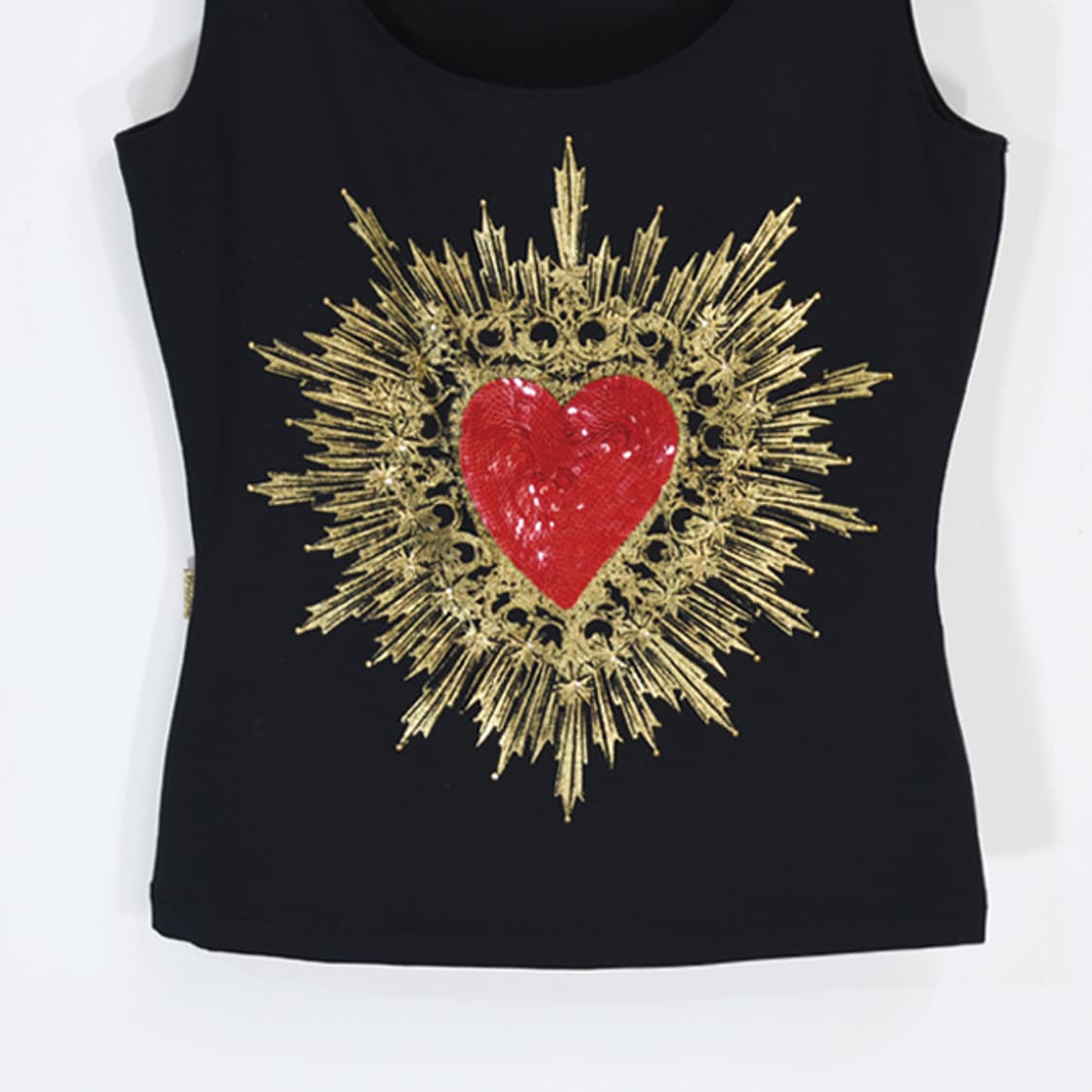 MOSCHINO JEANS DONNA 슬리브리스탑 상품이미지5