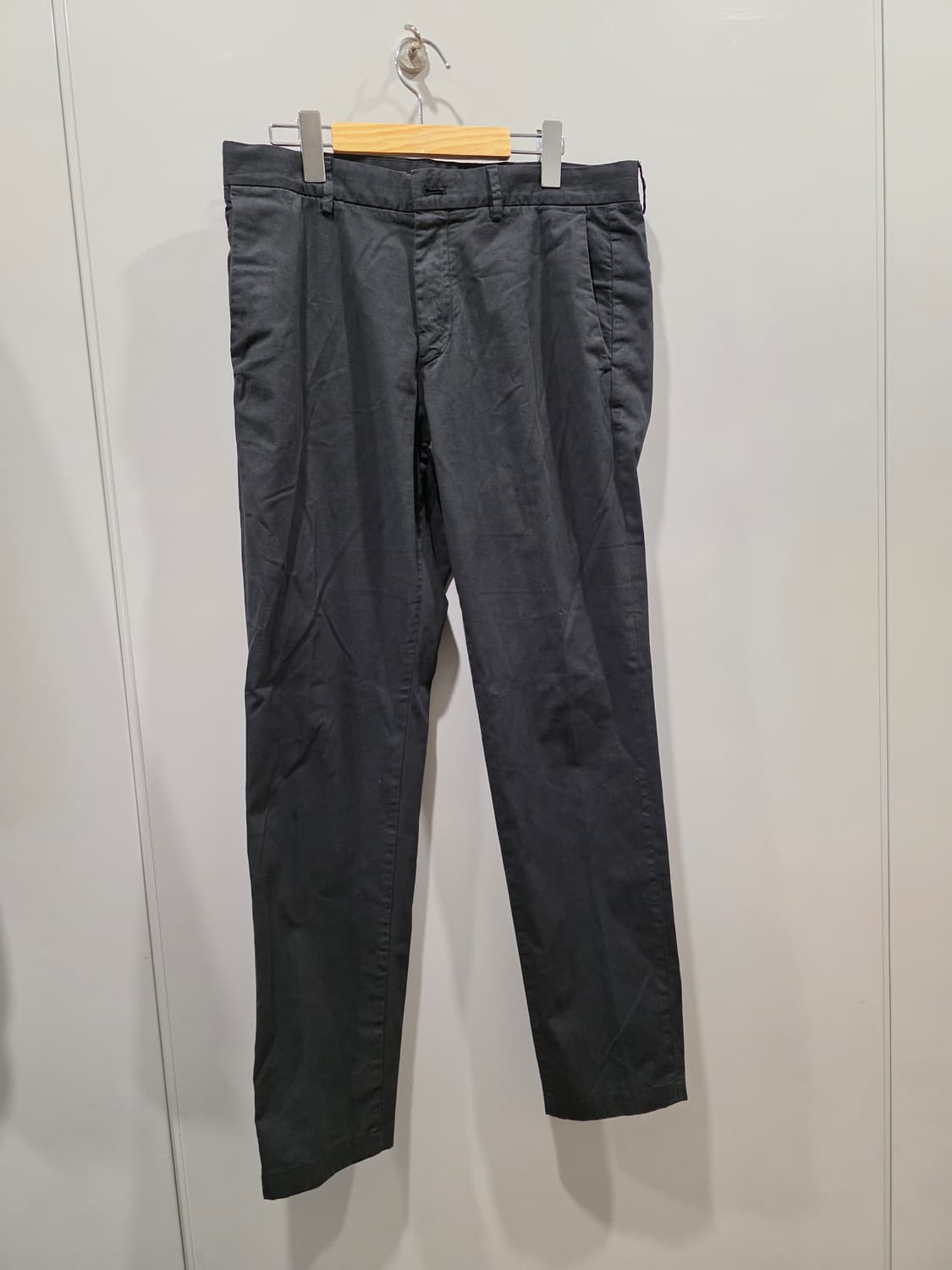 띠어리(Theory) 블랙 코튼 바지 상품이미지1