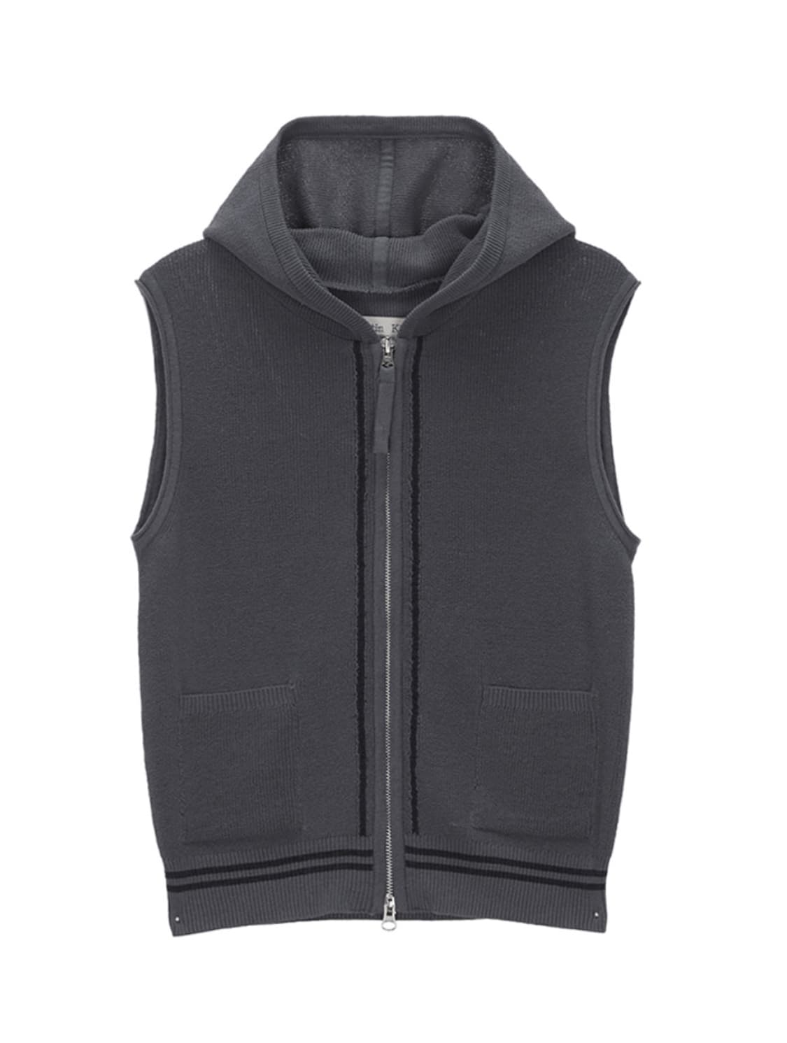 HOODY POINT LOGO KNIT VEST FOR WOMEN 상품이미지2