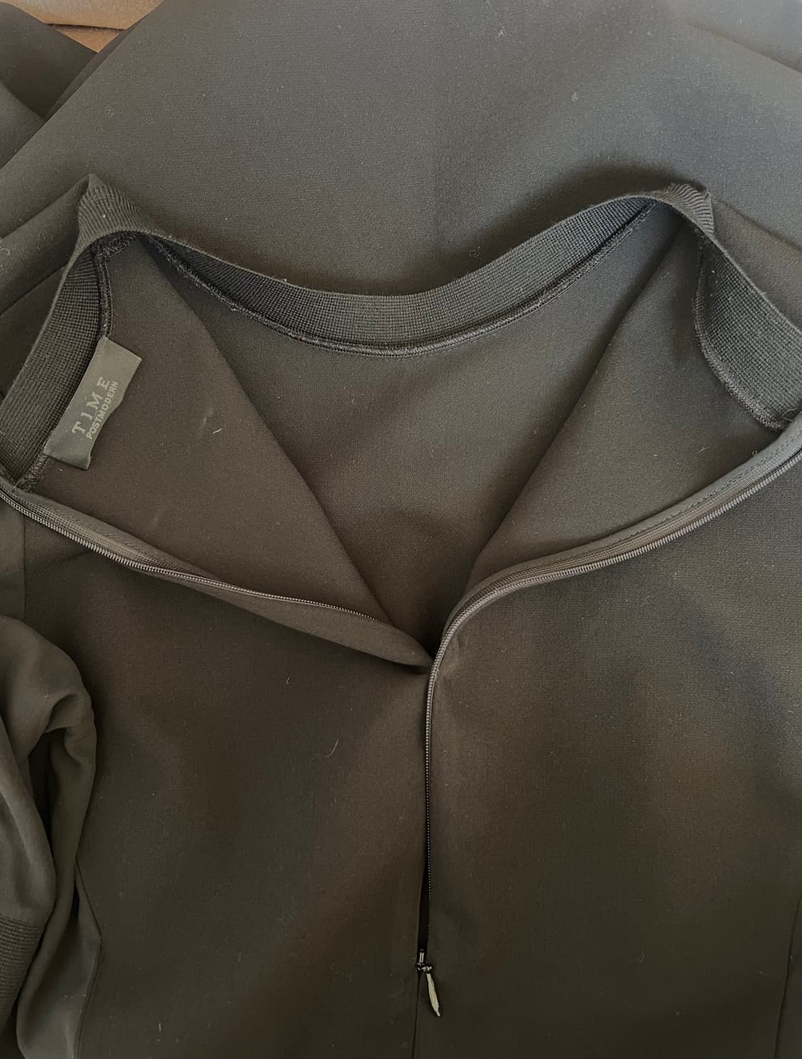 타임 여성 블랙 라운드시스원피스 하객룩원피 상품이미지5