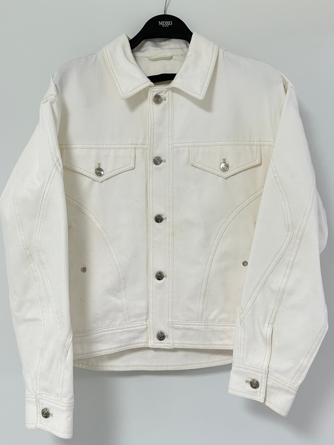 51PErCENT 크림색 데님 트러커 자켓 상품이미지2