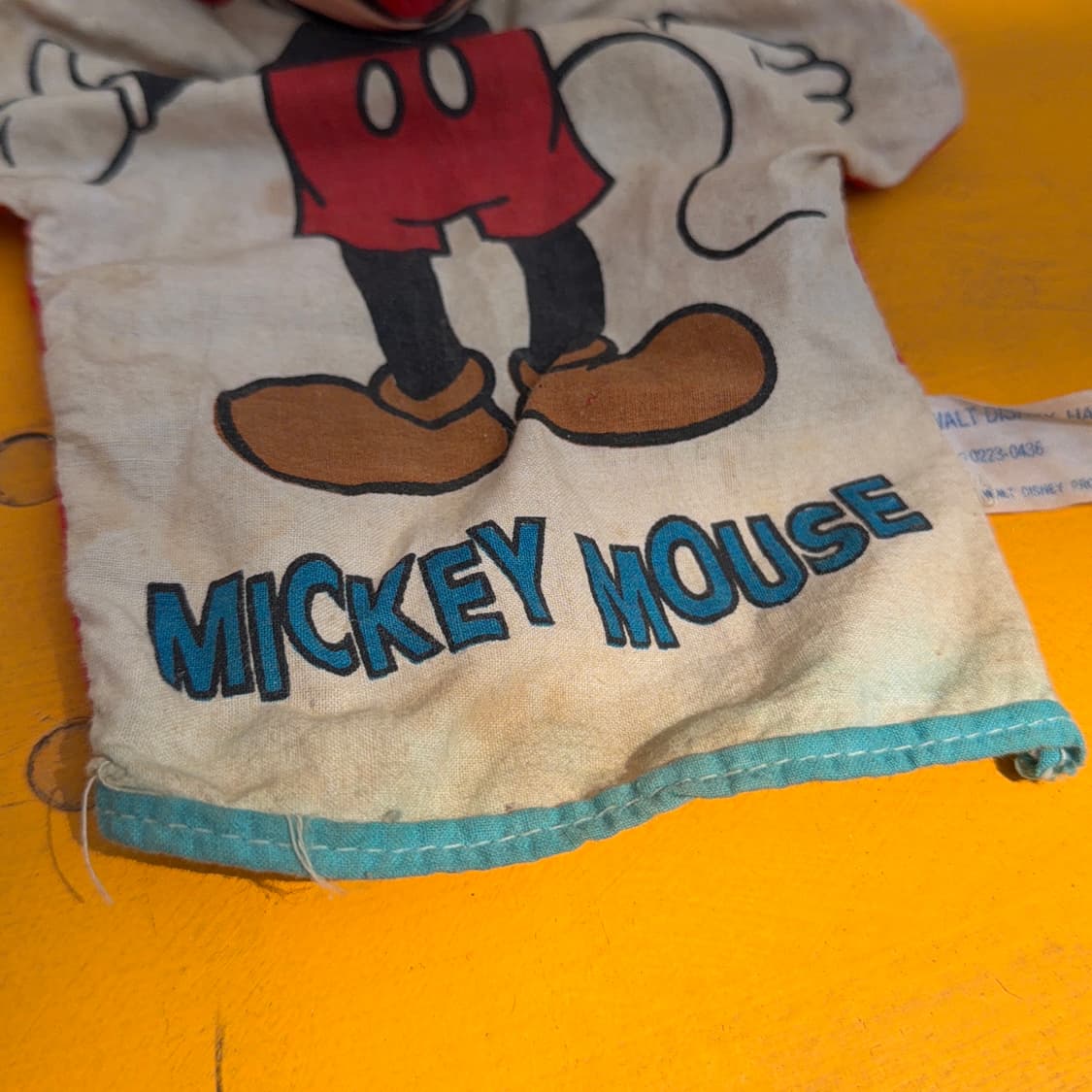 빈티지 소품 1960년 미키마우스 핸드 퍼펫 상품이미지4