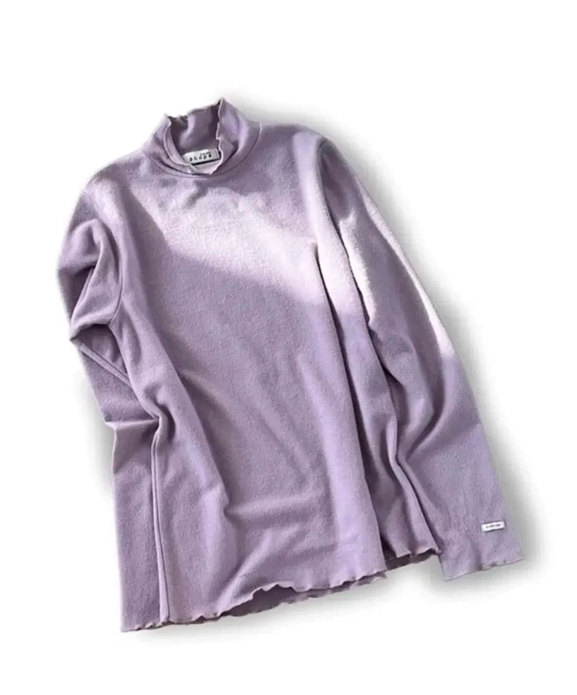 김아홉 피치 하프 폴라 티 웜바이올렛 상품이미지3