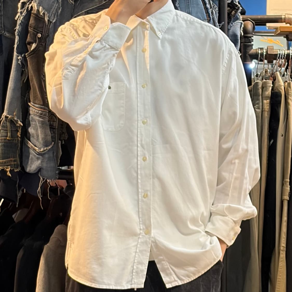 [NO.9] 라코스테 화이트 셔츠 상품이미지1