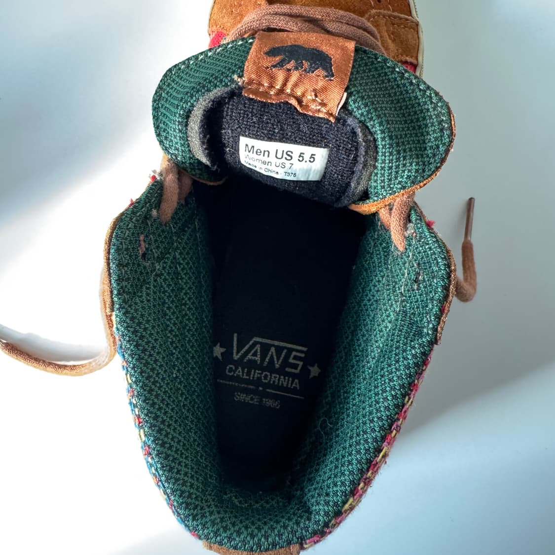 [레어템] 반스 캘리포니아 스케이트 하이 구아테 235-240 상품이미지6