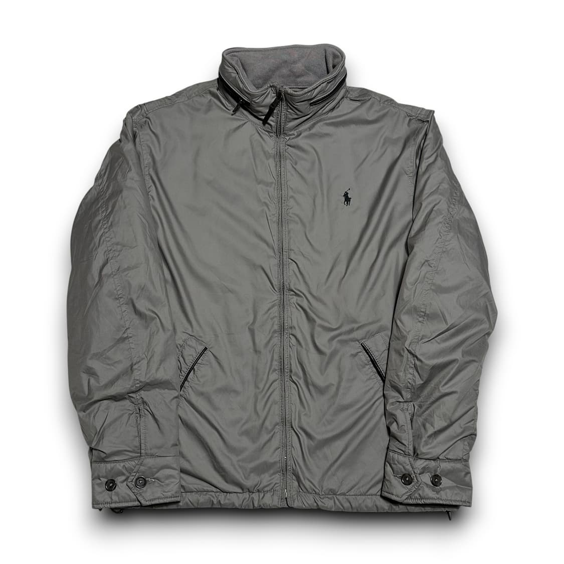 Polo Ralph Lauren 내장후드 메탈릭 그레이 폴리쉘 페리 자켓 상품이미지1