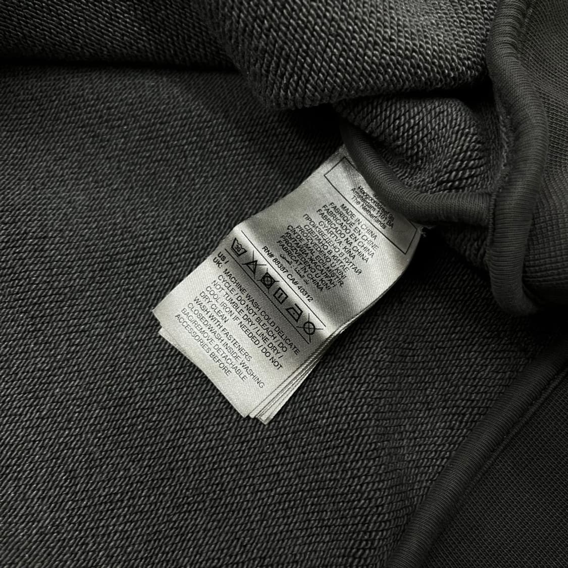 아이다스 블랙로고 차콜 후드집업 2XL 상품이미지6