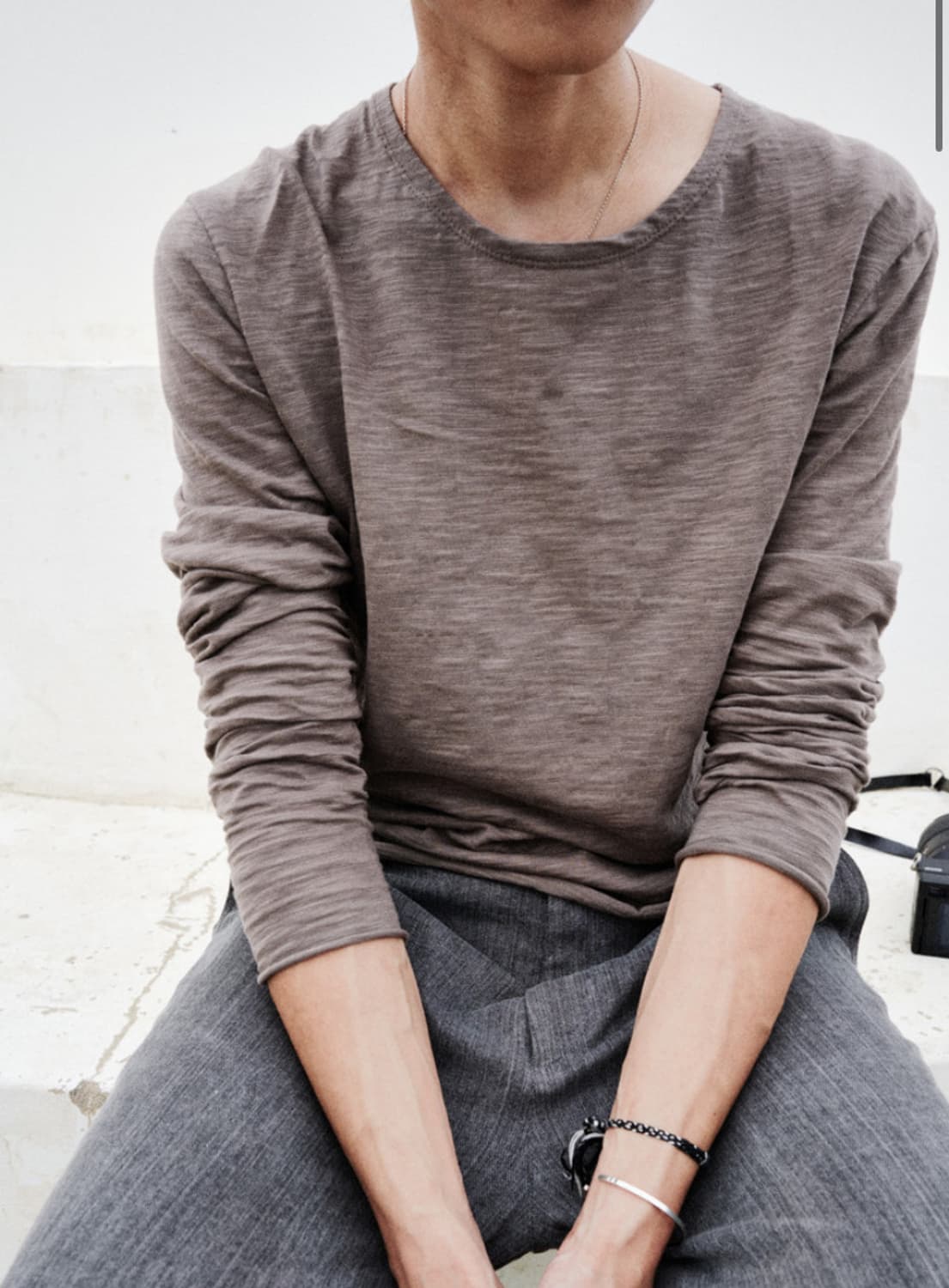 모노프리베 브라운 롱슬리브 구합니다 상품이미지1