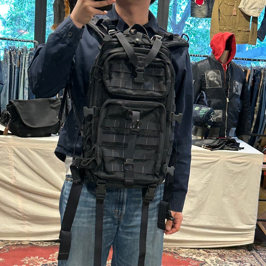 맥포스 슈퍼팔콘 텍티컬 밀리터리 백팩 블랙 상품이미지9