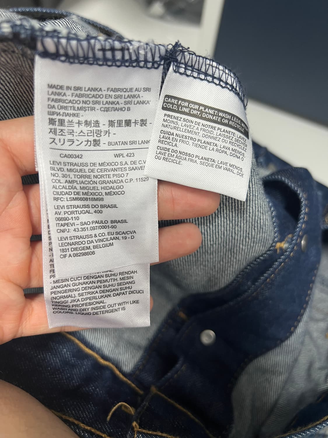 리바이스 프리미엄 여성 데님 자켓 L 새제품 상품이미지6