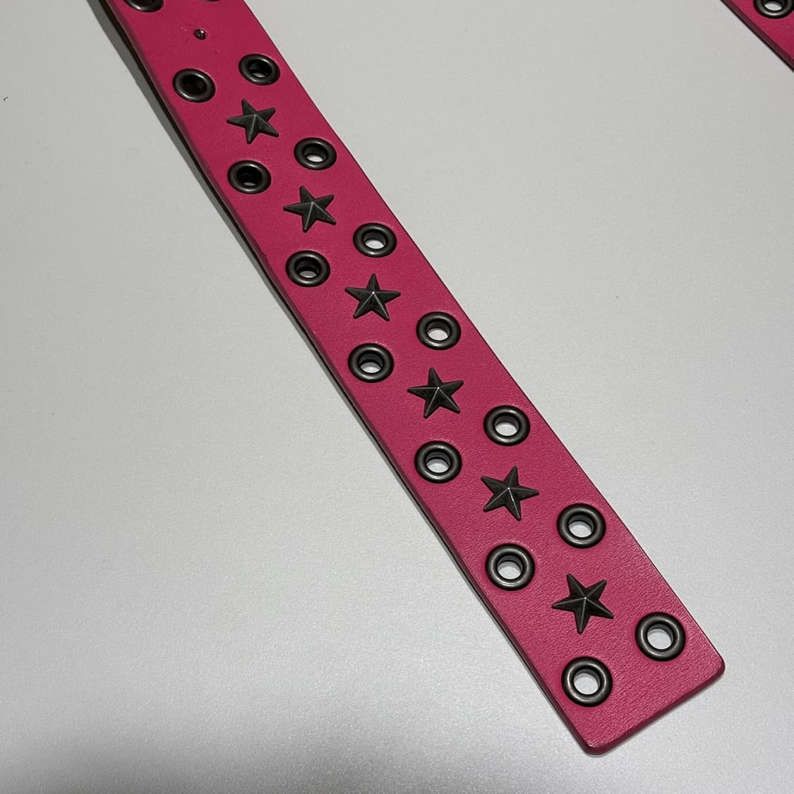 Jaded London 제이디드 런던 스타 스터드 더블링 벨트 핑크 상품이미지5