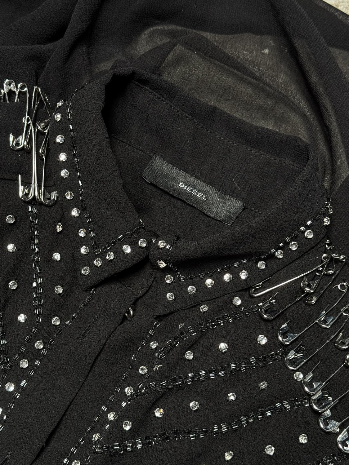 DIESEL 2015 - Stud & Safety Pin Shirts  상품이미지10