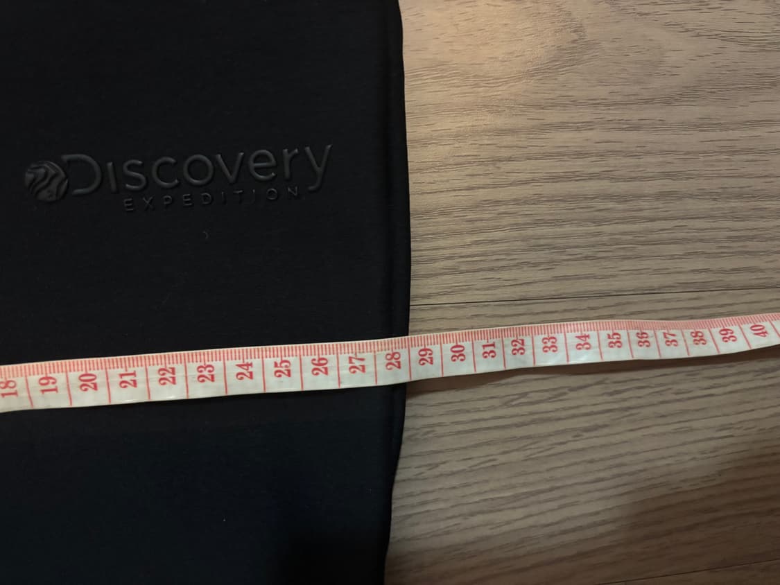 새상품급 디스커버리 와이드밴딩 사이드지퍼 기모팬츠 여 28 상품이미지9