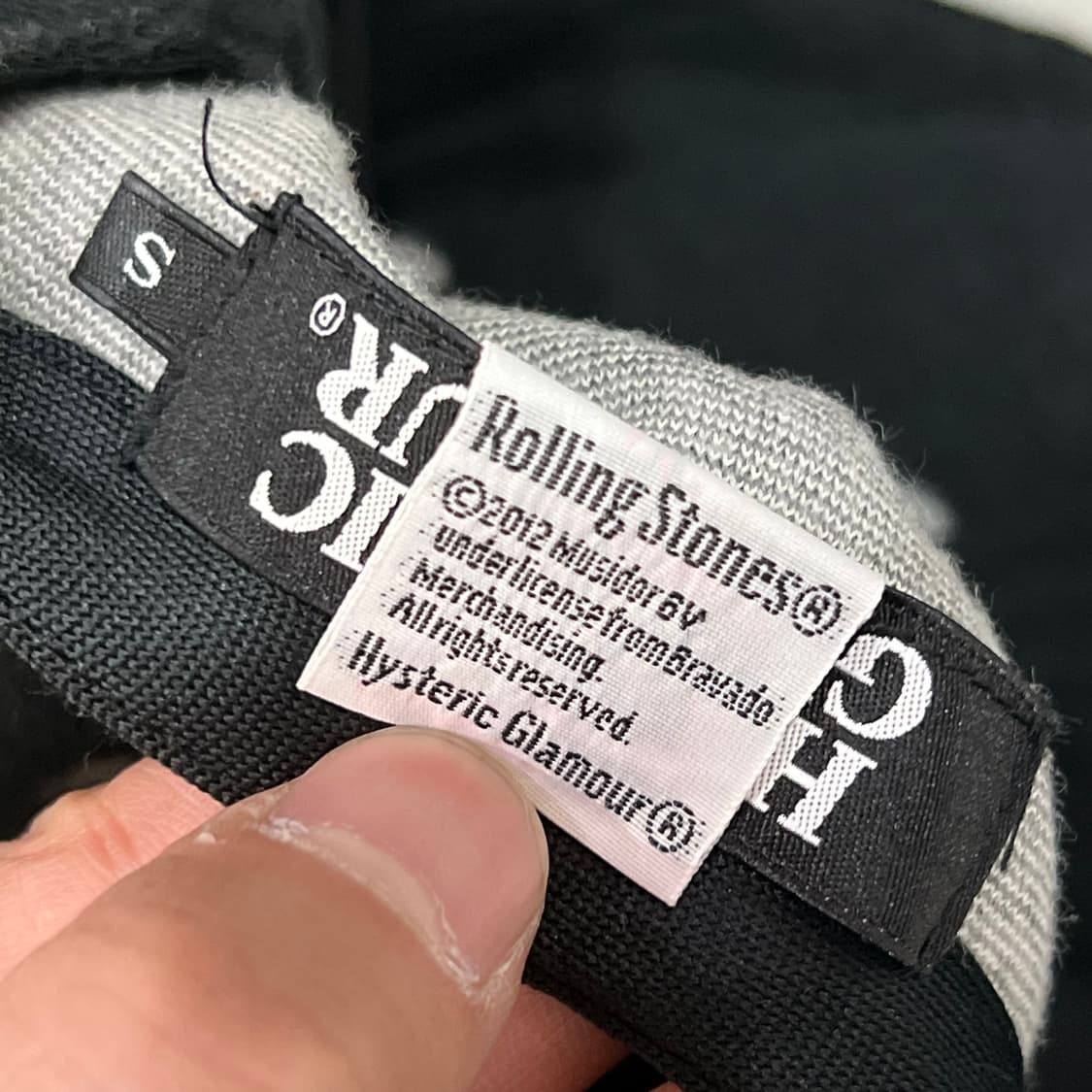  히스테릭 글래머 x 롤링스톤즈 패턴 가디건 y16179 상품이미지7