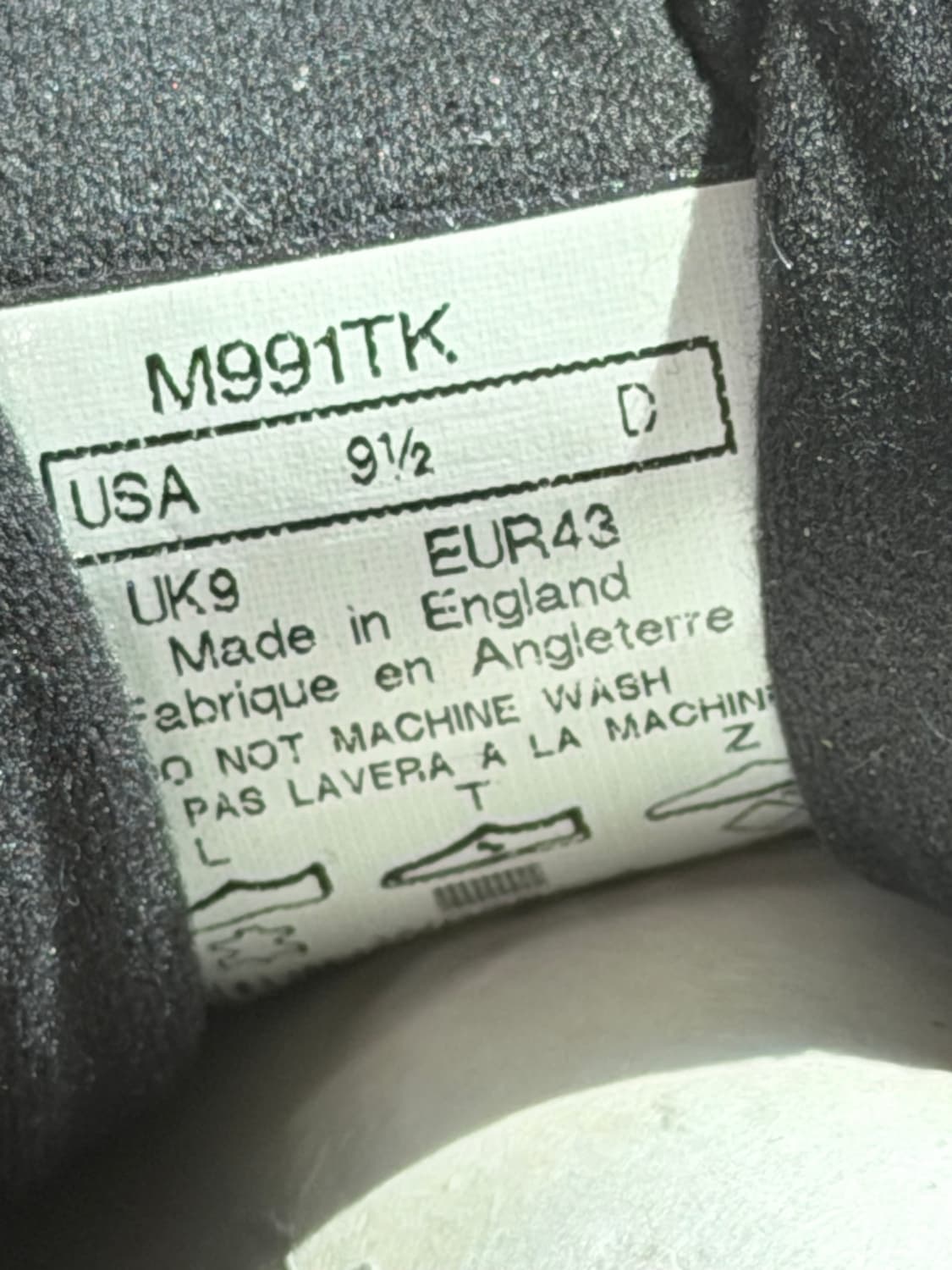 뉴발란스991 블랙 상품이미지10