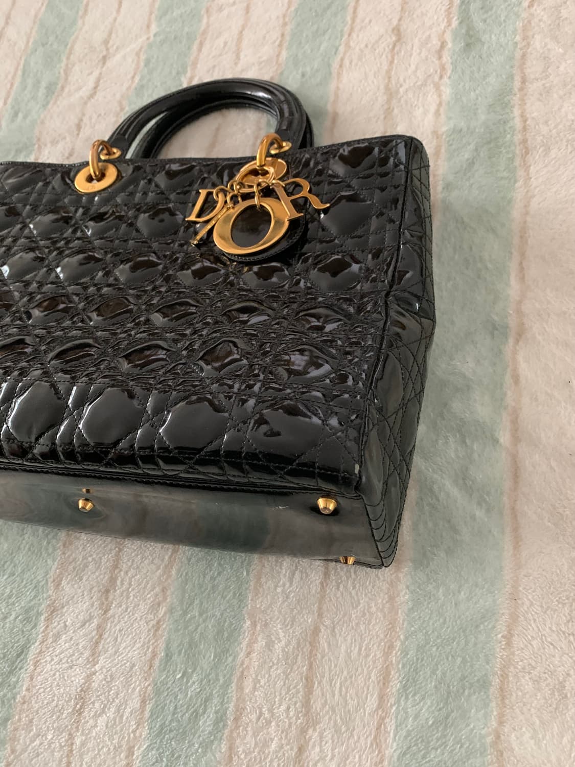 디올 레이디디올백 라지 정품  상품이미지3