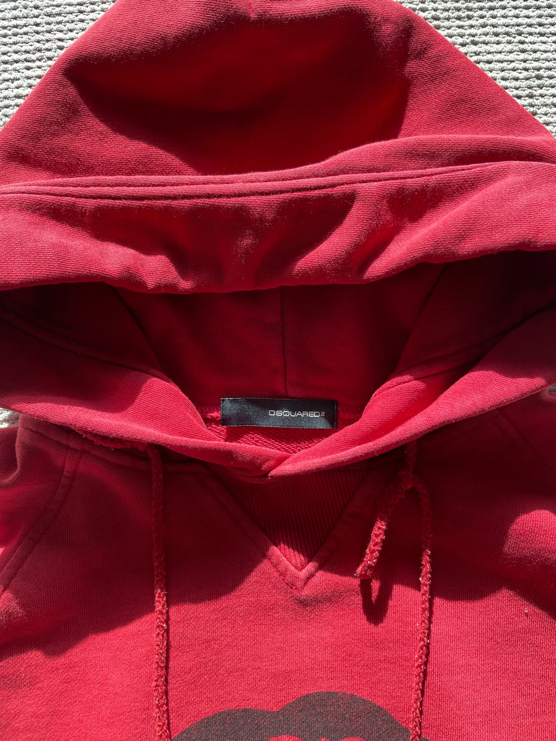 00‘s 디스퀘어드2 디스트레스 스마일 지저스 후디 상품이미지4