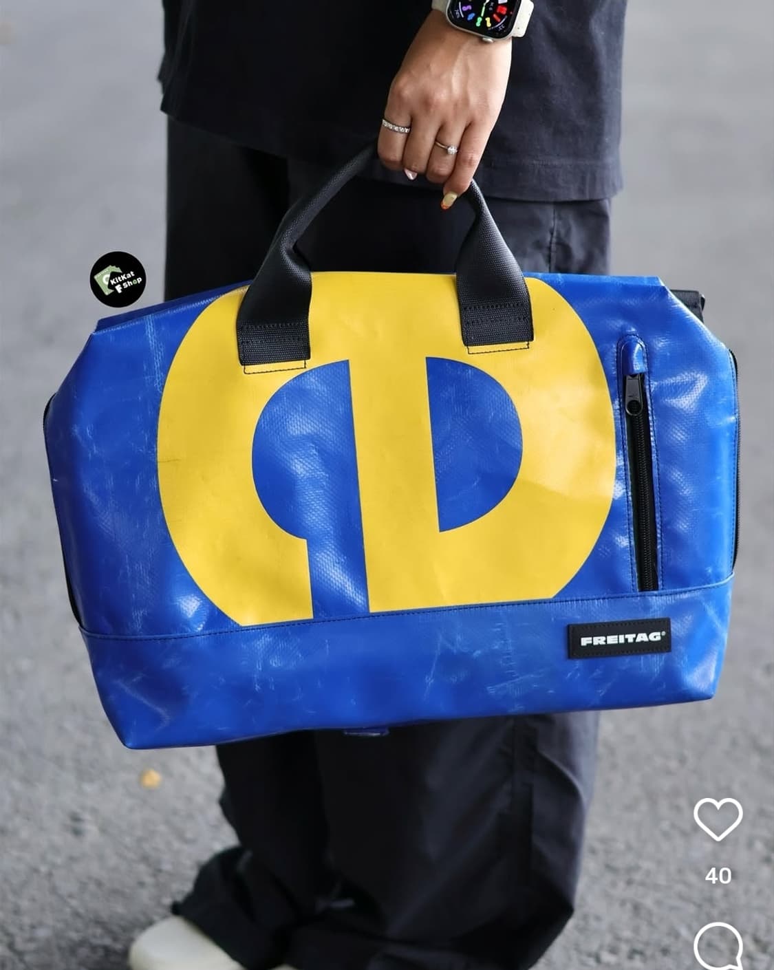 프라이탁 로이 올블랙 올검 블랙 상품이미지7