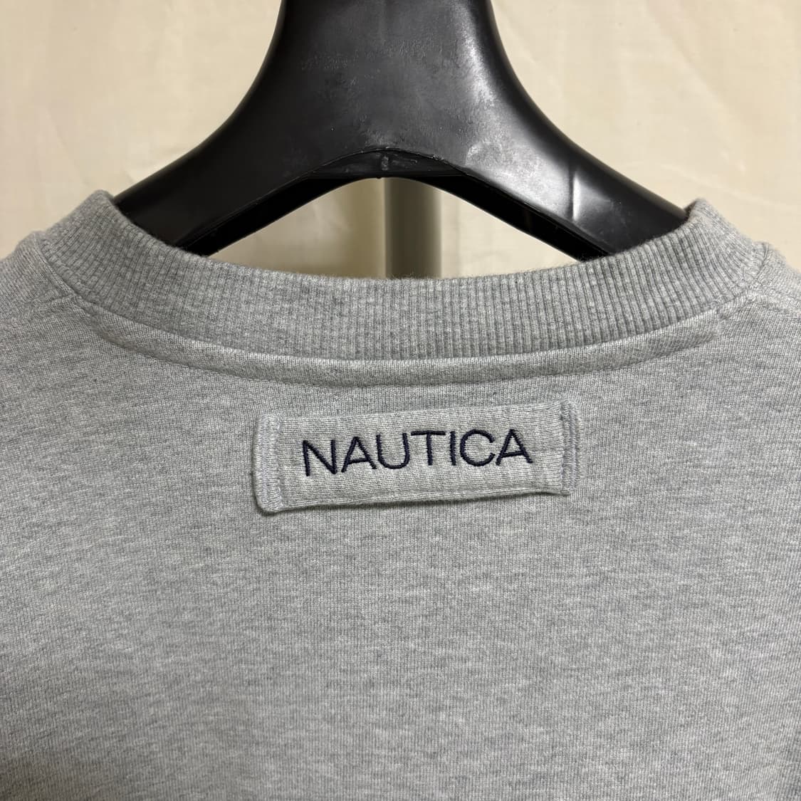 노티카 빈티지 컬렉션 아치로고 맨투맨 스웻셔츠 / 그레이, L 상품이미지9