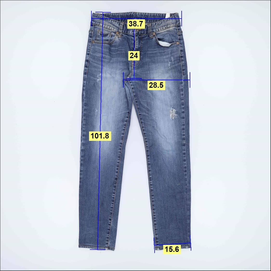 72(29) 게스 여성 일자 데님팬츠 0225H1 상품이미지8