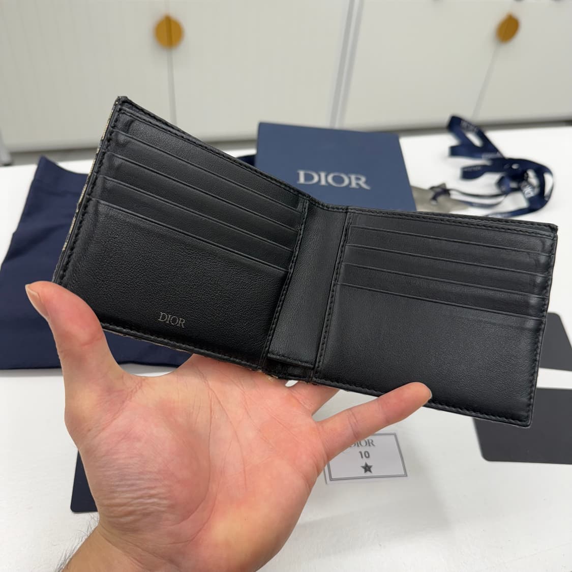 디올 오블리크 반지갑 풀구성 상품이미지3