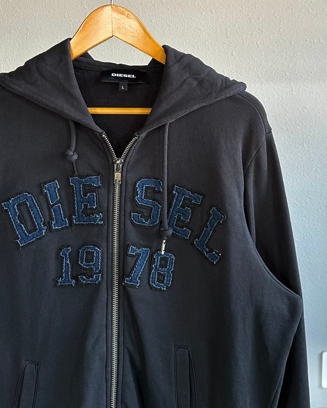 [L]디젤 DIESEL y2k 빈티지 후드집업 상품이미지3