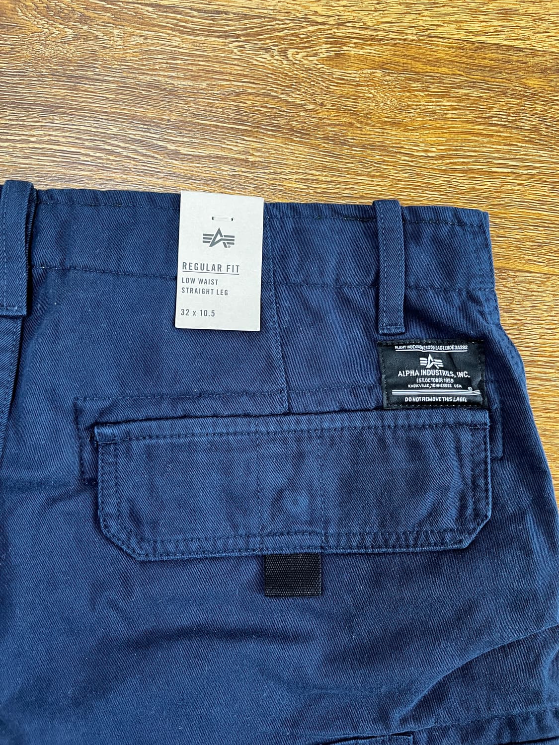 알파인더스트리 크루 숏 반바지 / 네이비 - 32 상품이미지3