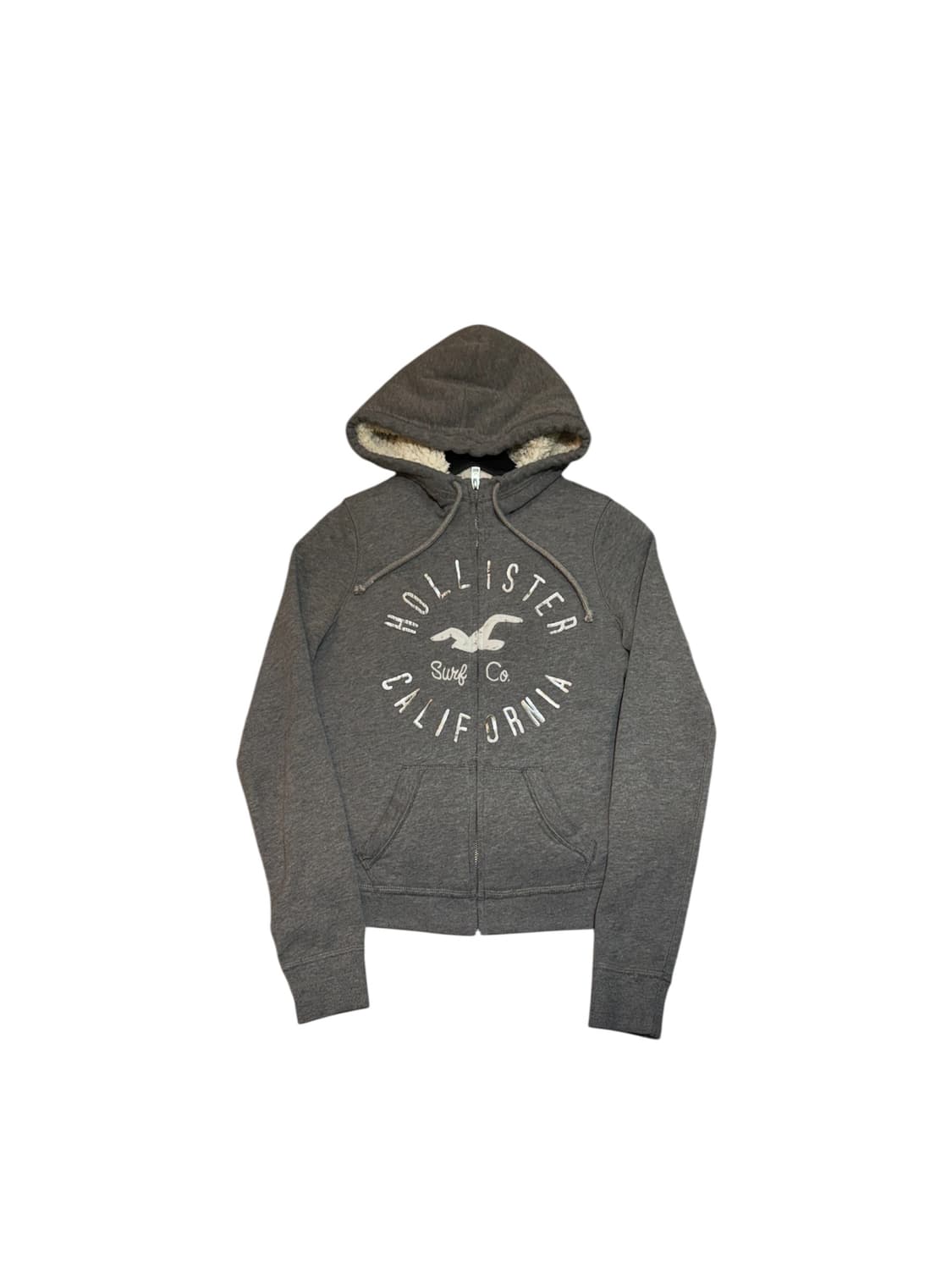 홀리스터 올드스쿨 후드집업 퍼 XS 상품이미지1