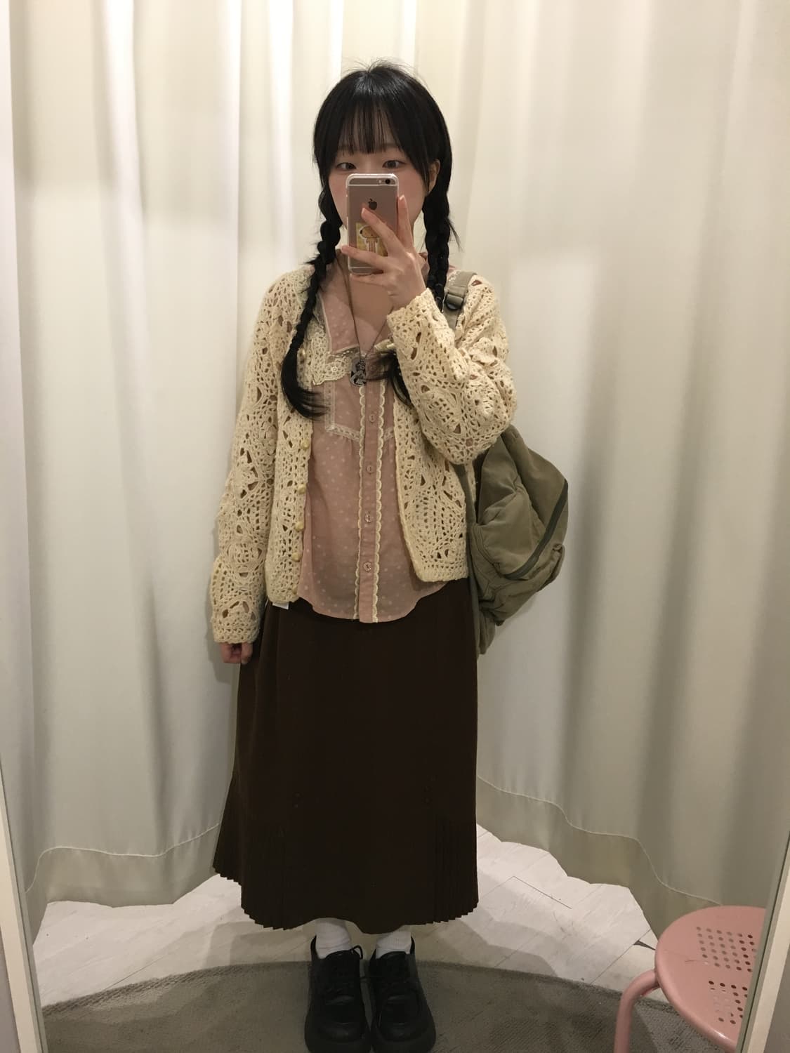 울 크로쉐 가디건 상품이미지2