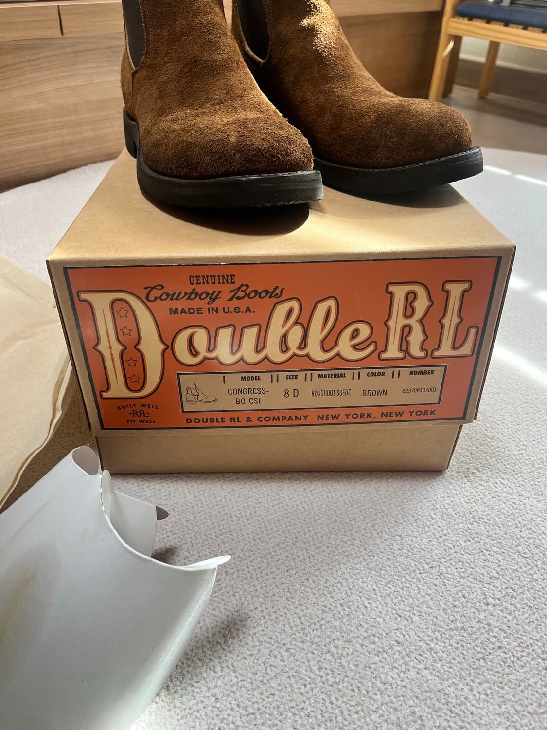 rrl더블알엘 러프아웃 콩그레스 8d 상품이미지2