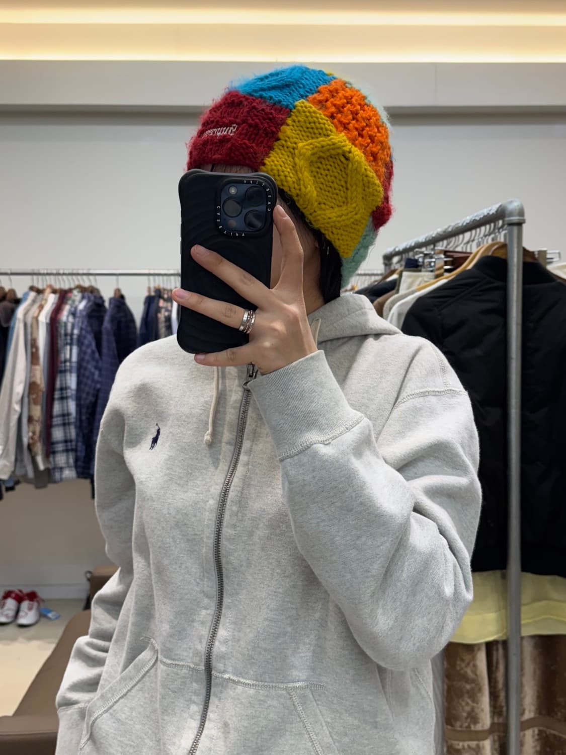 25ss 슈프림 블록 니트 멀티컬러 비니 상품이미지8