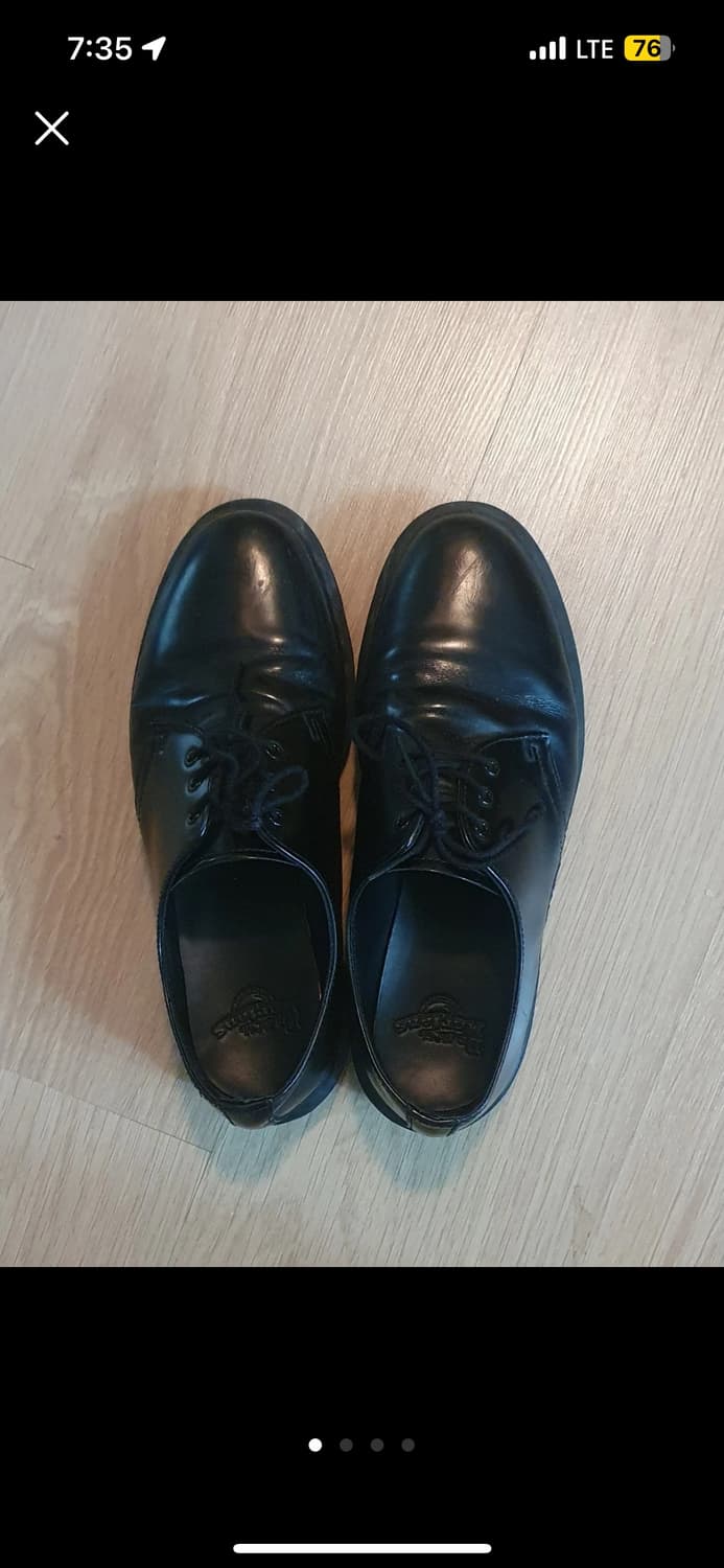 닥터마틴1461 모노 270사이즈 박스x 상품이미지1