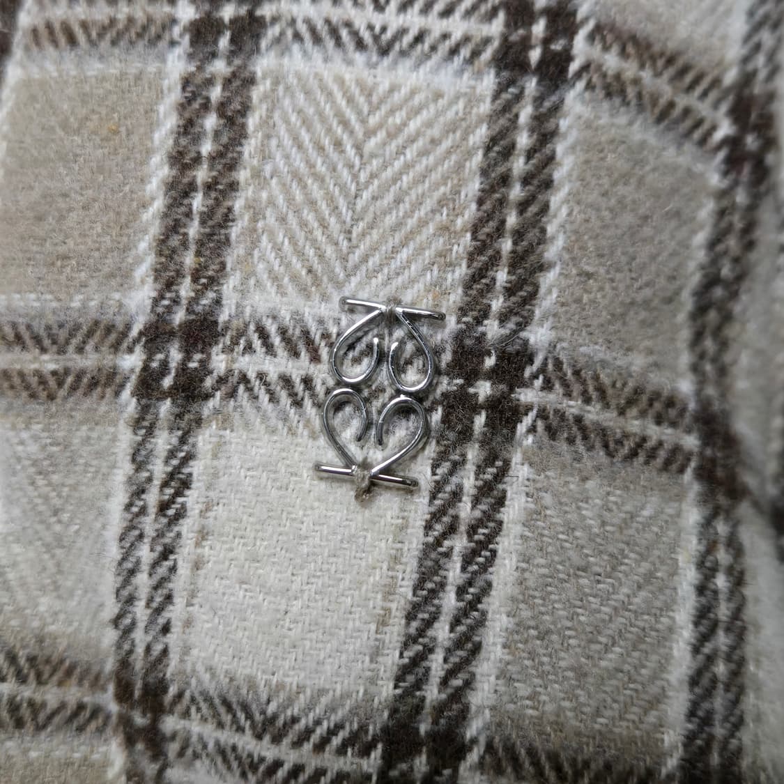 기준 2022 플로우 체크 덕다운 패딩 (에스파 윈터 착용) 상품이미지5