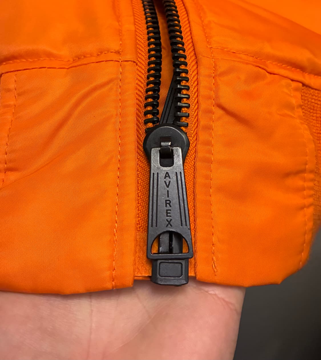 (L~XL)아비렉스 MA-1 USA 백로고 항공점퍼 플라이트자켓 마원 상품이미지6