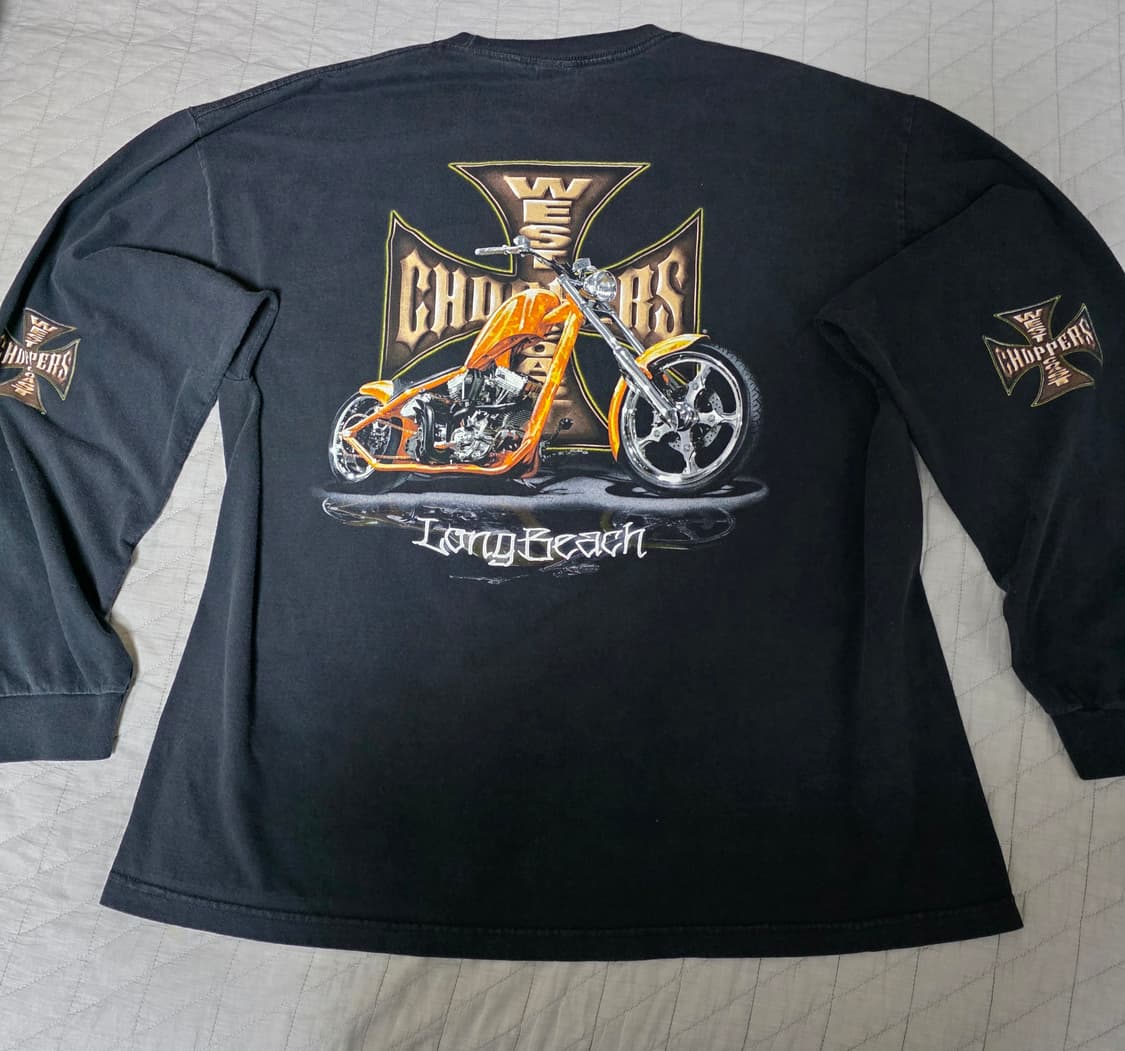[3XL] 빈티지 WCC 웨스트 코스트 차퍼스 초퍼 롱슬리브 상품이미지1