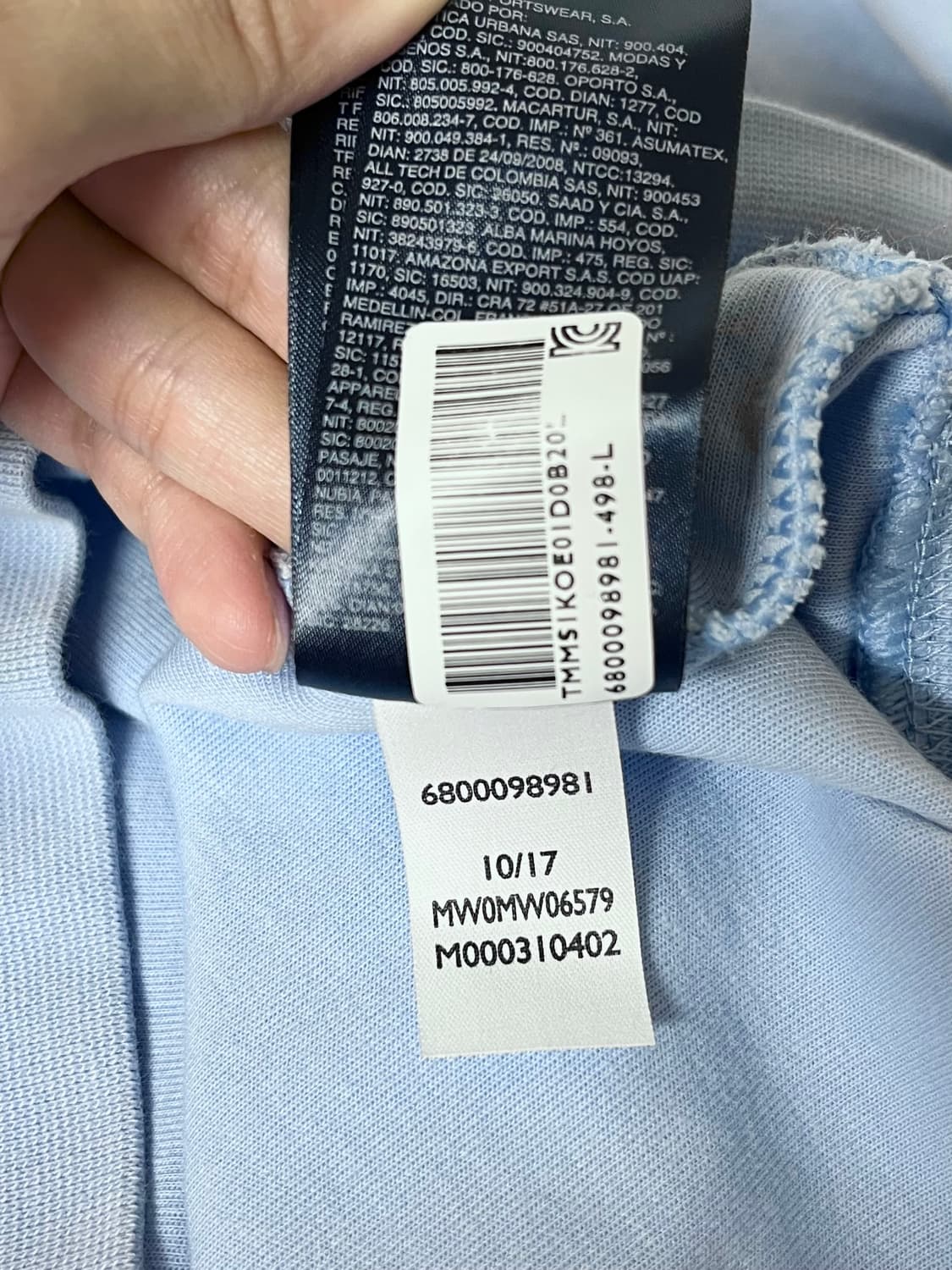 L) 타미힐피거 미니플래그 맨투맨 하늘색 상품이미지6