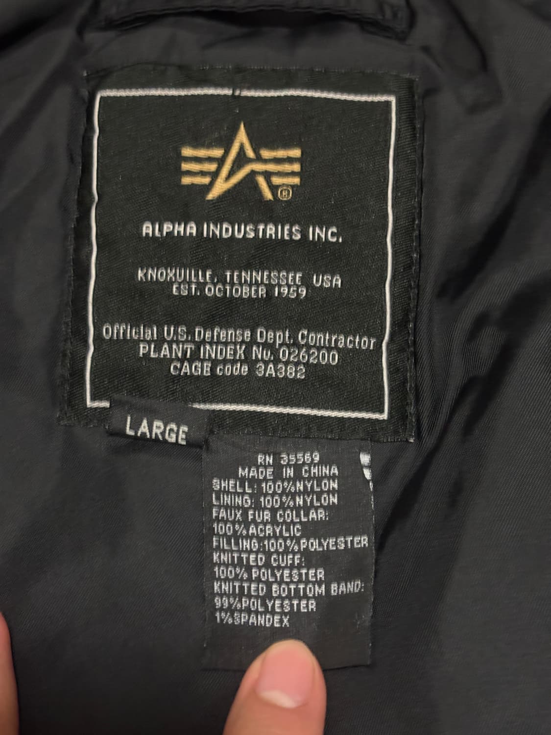 알파인더스트리 자켓 L 상품이미지3