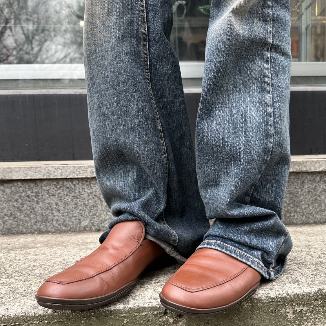 00s 브라운 프라다 스포츠 로퍼 상품이미지10