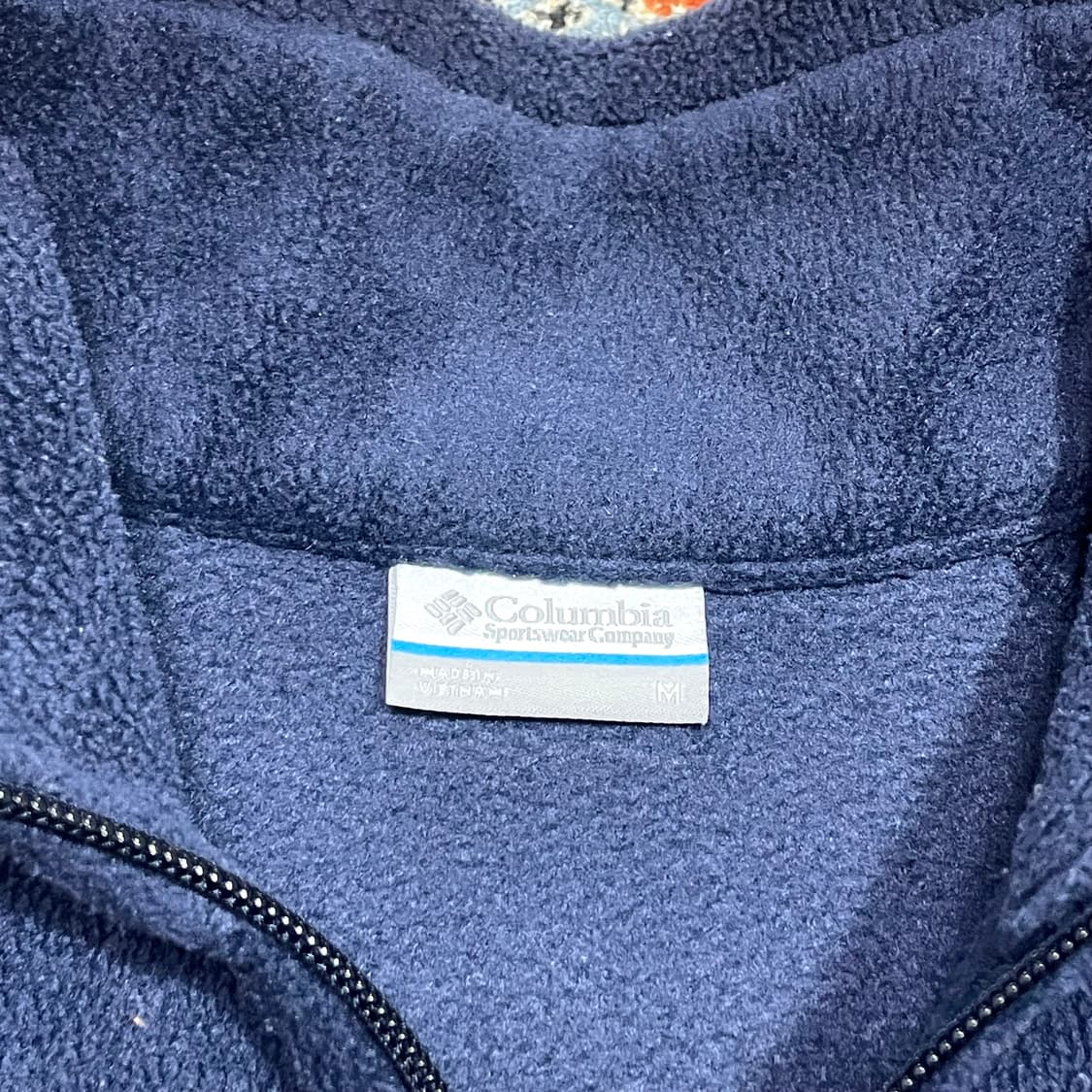 컬럼비아 네이비 플리스 집업자켓 여성M 상품이미지3
